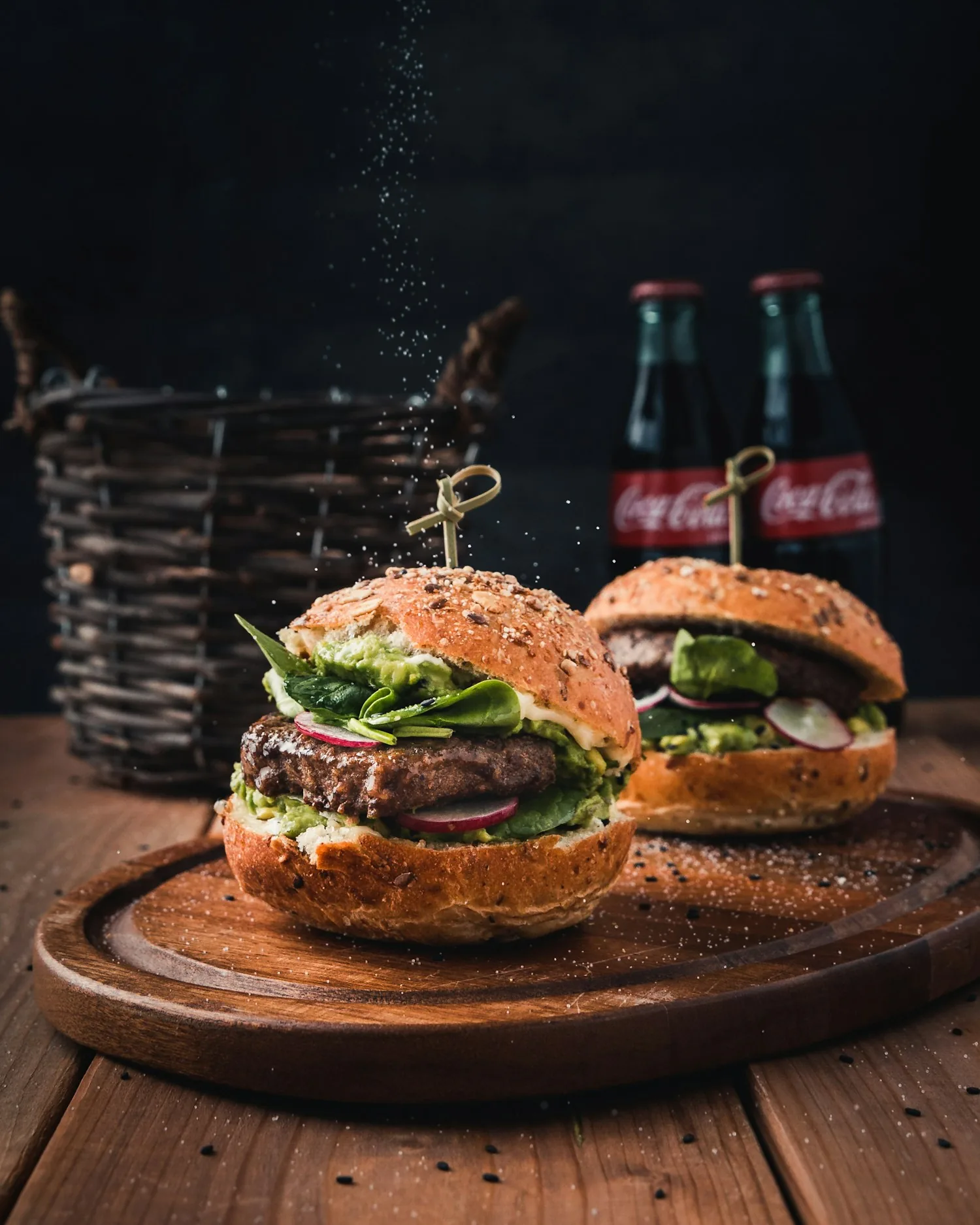 Combo de hamburguesa para delivery