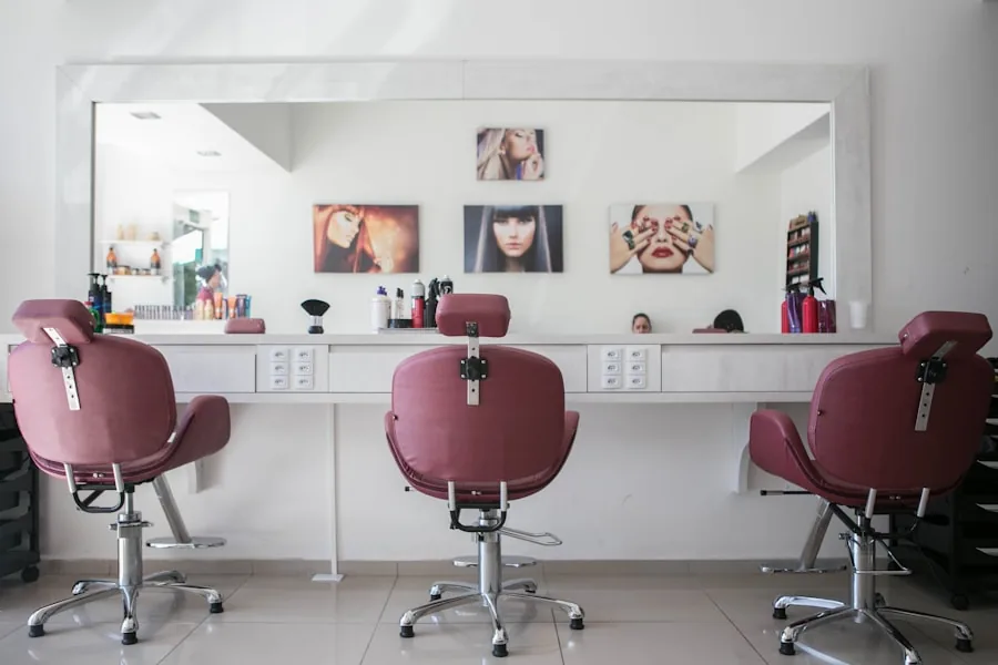 Salon de belleza elegante